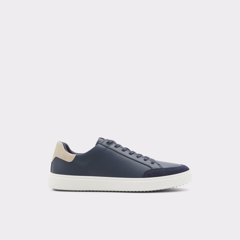 Fashion Navy Aldo Courtspec Low Top Sneaker Cup Sole
