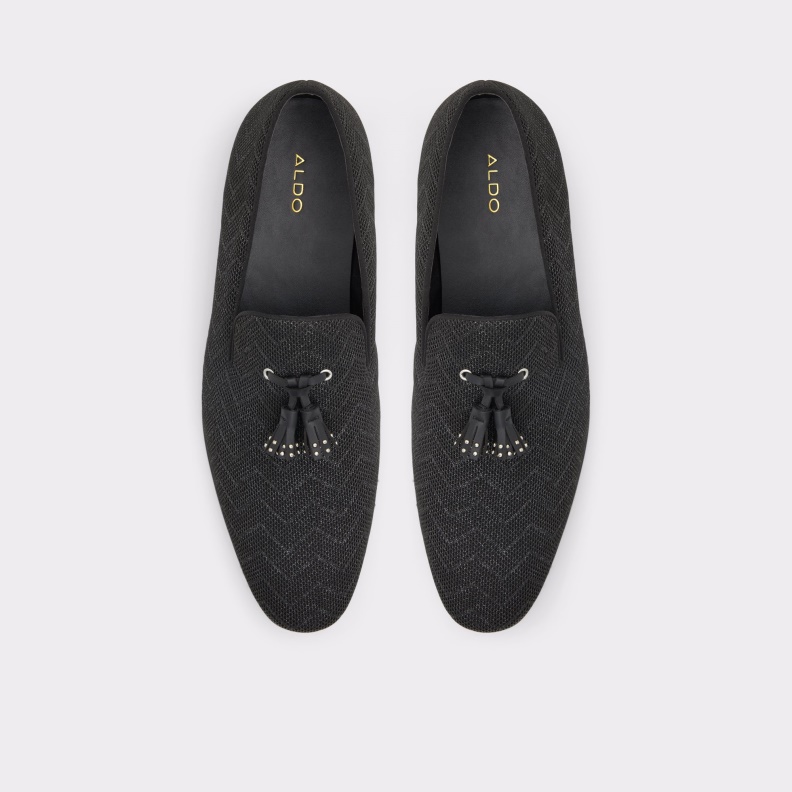 Black Textile Fashion Aldo Croham Loafer