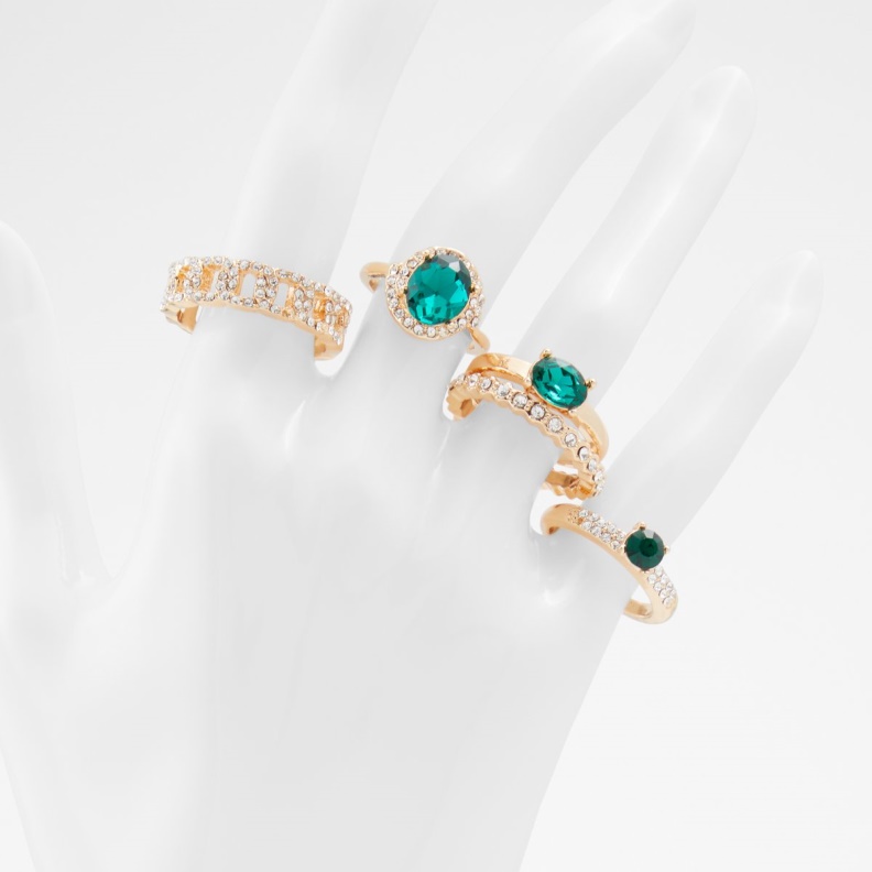 Fashion Aldo Dark Green Crohatlan Ring