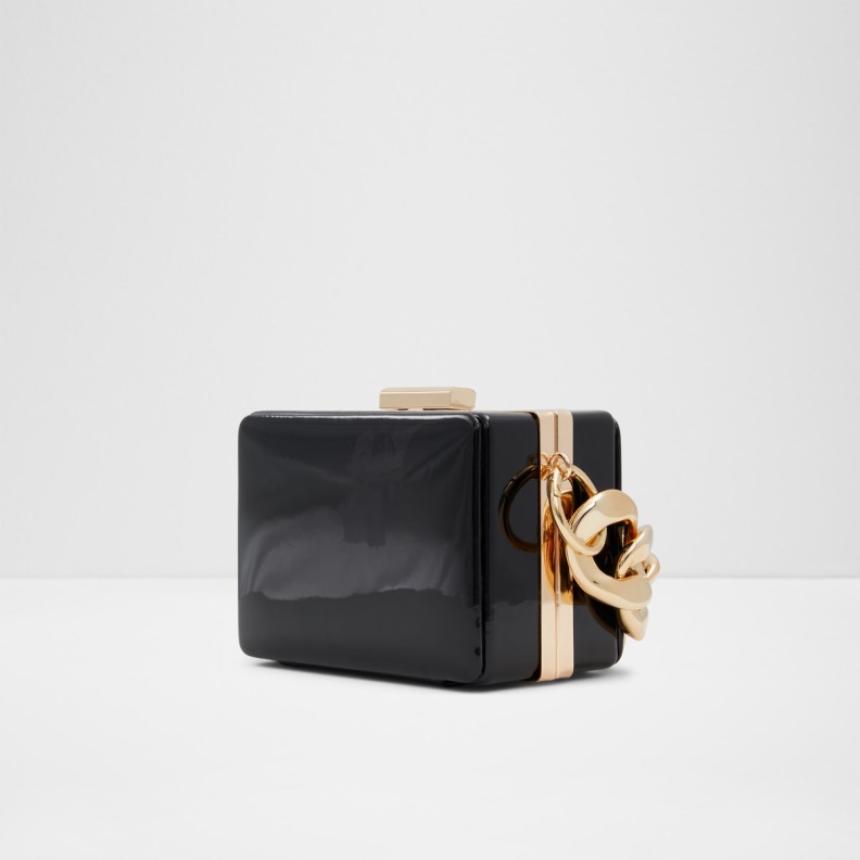 Aldo Fashion Cubetta Box Clutch Black