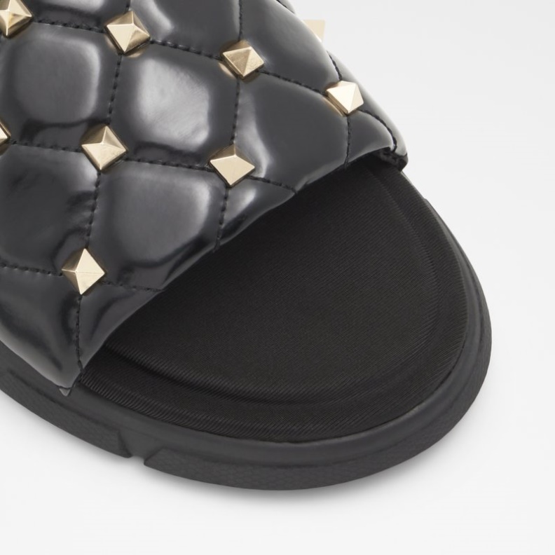 Aldo Fashion Black Synthetic Patent Cuciro