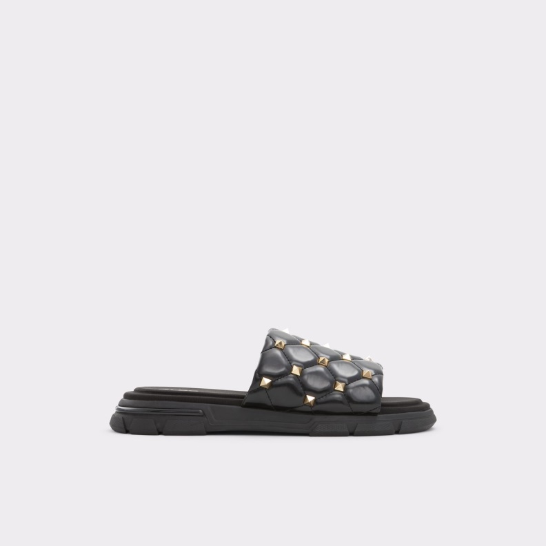 Cuciro Slide Sandal Fashion Black Synthetic Patent Aldo