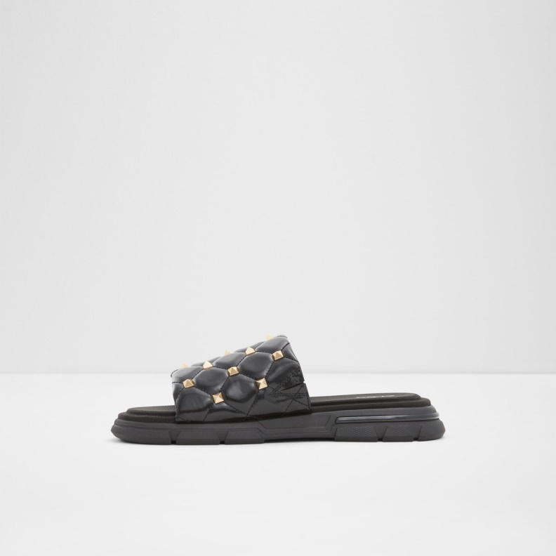 Cuciro Slide Sandal Fashion Black Synthetic Patent Aldo