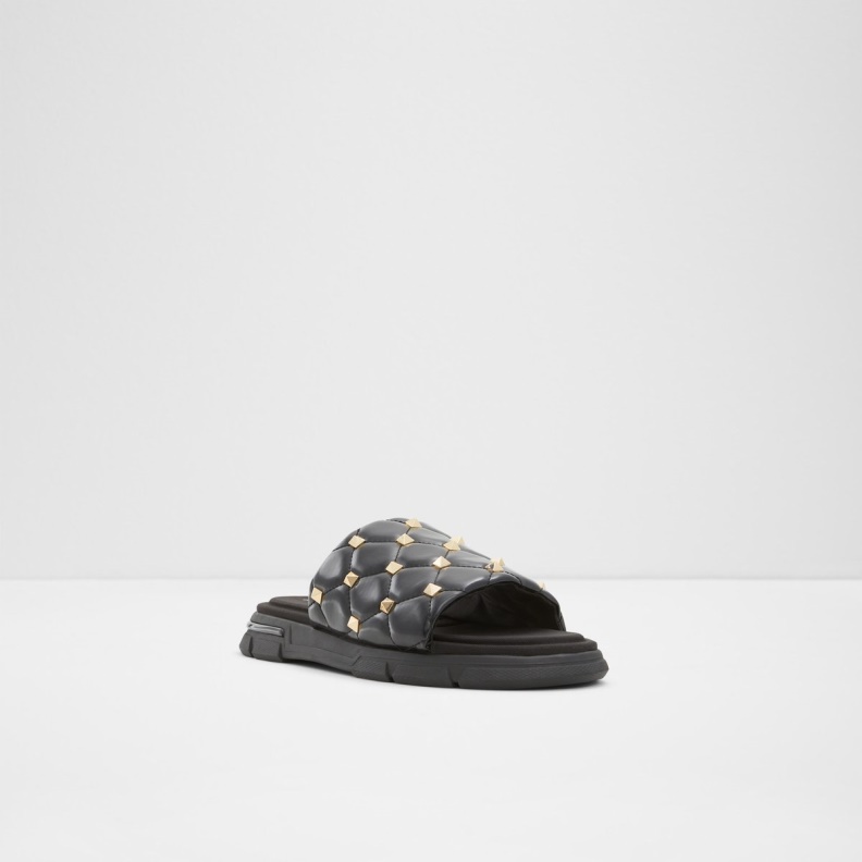 Cuciro Slide Sandal Fashion Black Synthetic Patent Aldo