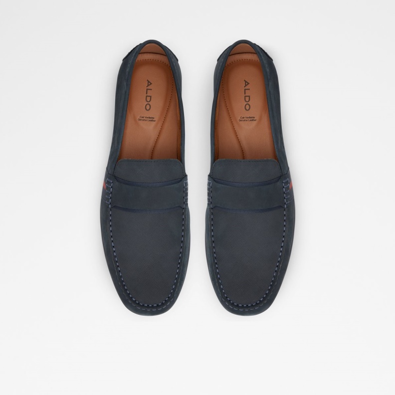 Navy Fashion Aldo Damianflex Driving Shoe