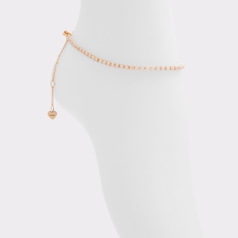 Fashion Aldo Gold-Clear Multi Darmeraa Anklet