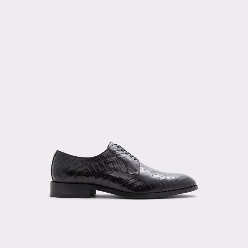 New Arrival Derreck Oxford Shoe Fashion Aldo Black Leather Embossed