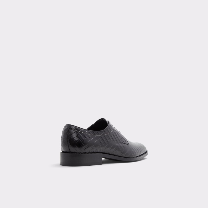 New Arrival Derreck Oxford Shoe Fashion Aldo Black Leather Embossed