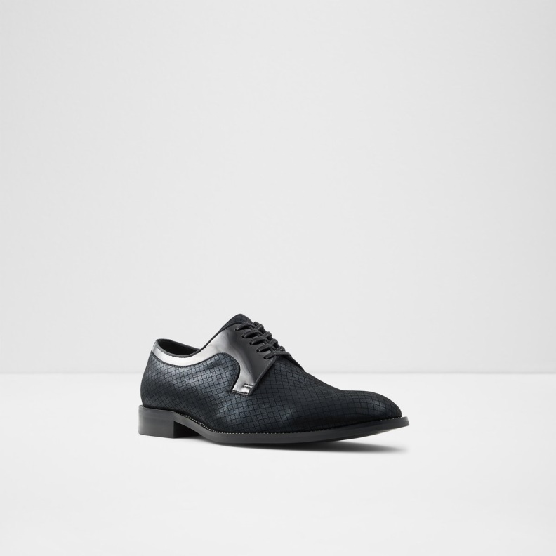 Black Leather Print Fashion Aldo Derreck Oxford Shoe