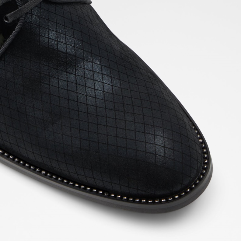 Black Leather Print Fashion Aldo Derreck Oxford Shoe