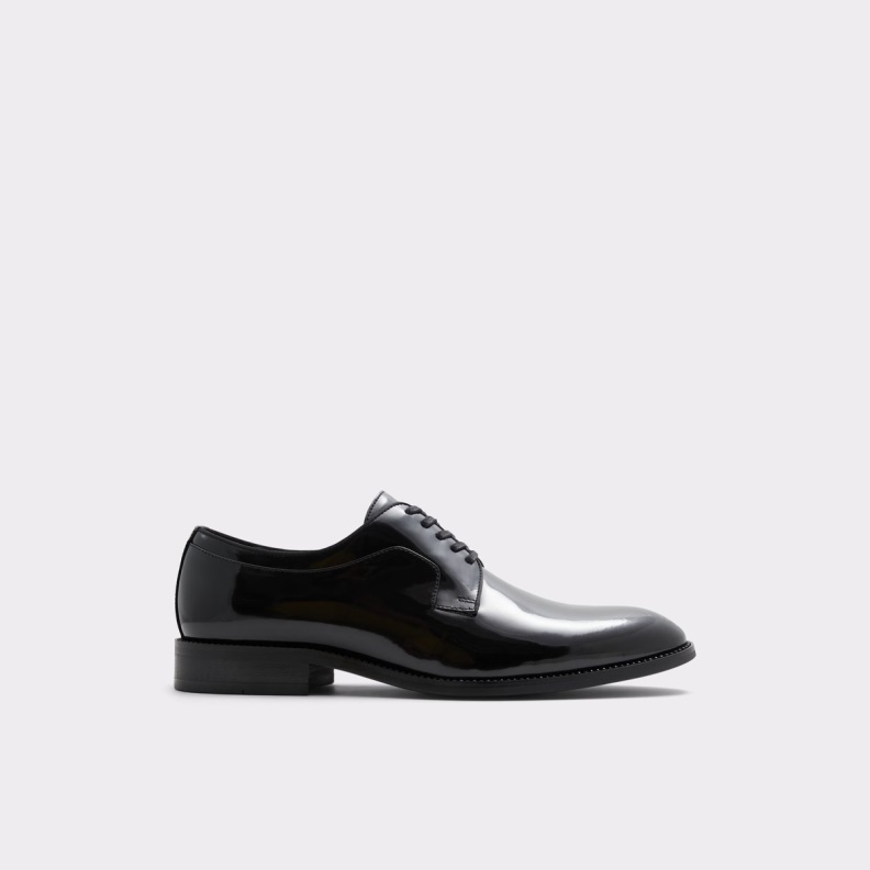 Fashion Black Leather Glitter Aldo New Arrival Derreck Oxford Shoe
