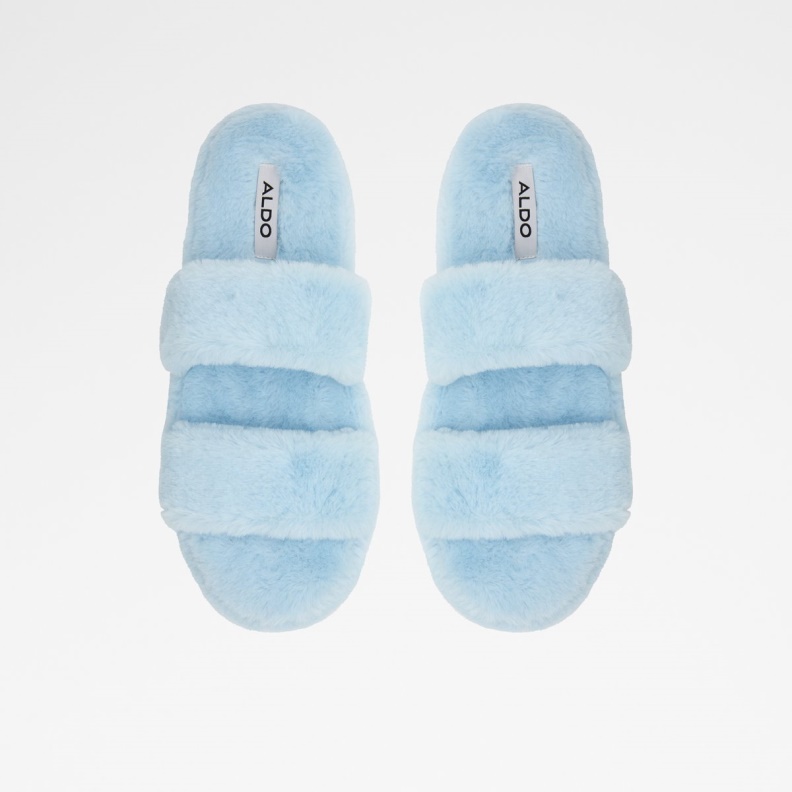 Fashion Light Blue Devaessi Flat Sandal Aldo