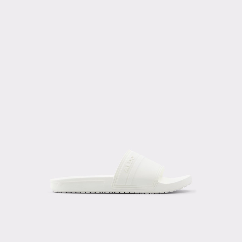 Fashion Aldo White Dinmore Slide Sandal