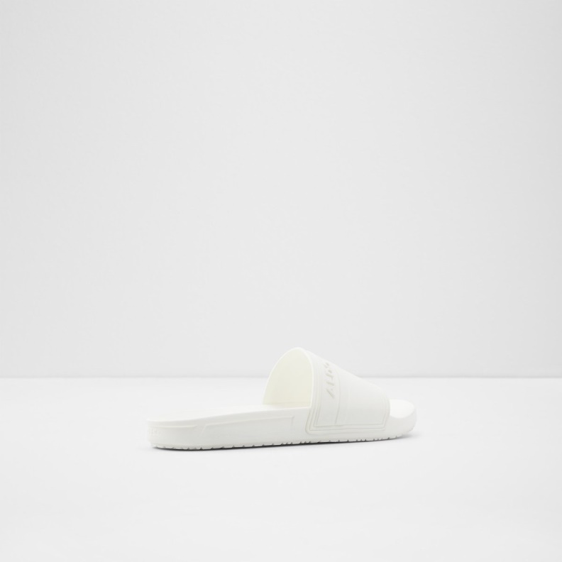 Fashion Aldo White Dinmore Slide Sandal
