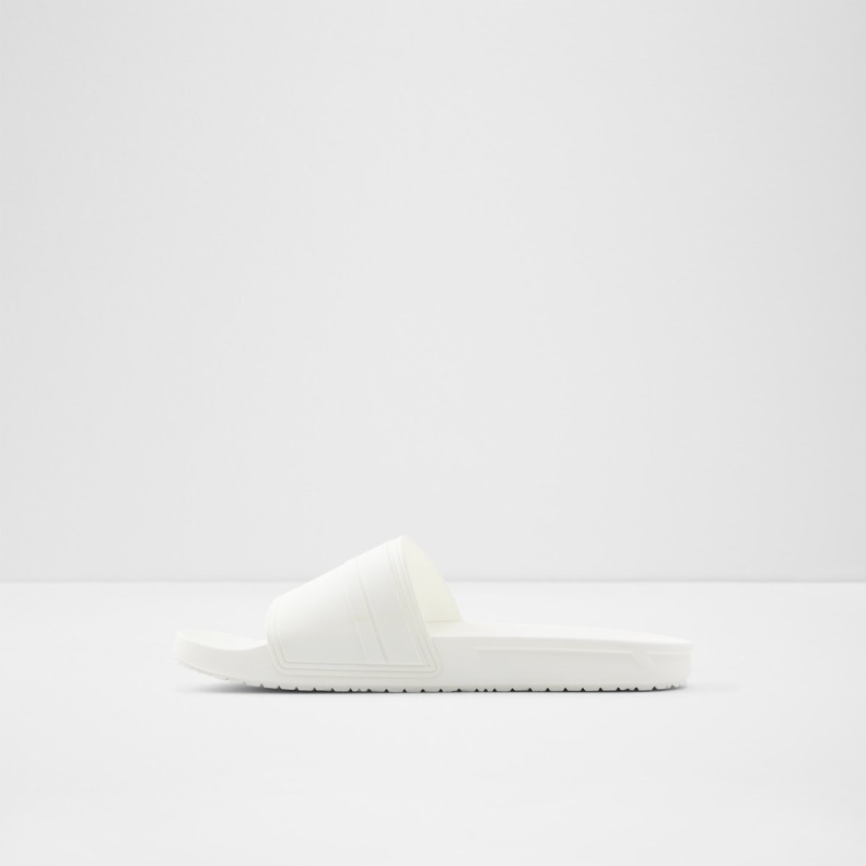 Fashion Aldo White Dinmore Slide Sandal