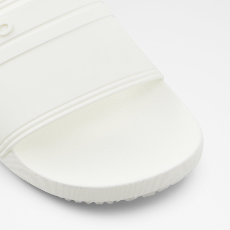 Fashion Aldo White Dinmore Slide Sandal