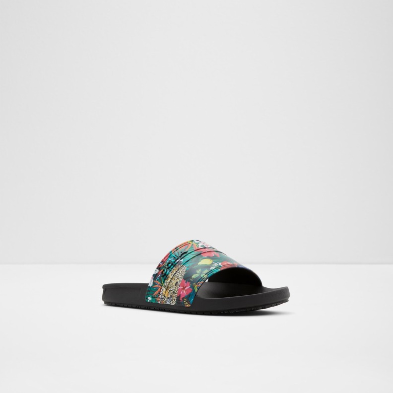 Dinmore Slide Sandal Aldo Fashion Black Multi