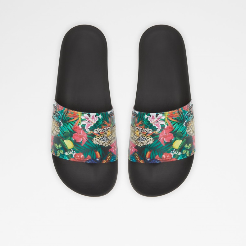 Dinmore Slide Sandal Aldo Fashion Black Multi