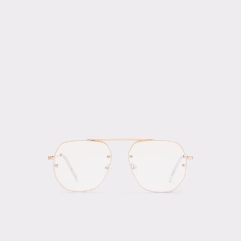 Aldo Fashion Diprion Aviator Sunglasses Gold