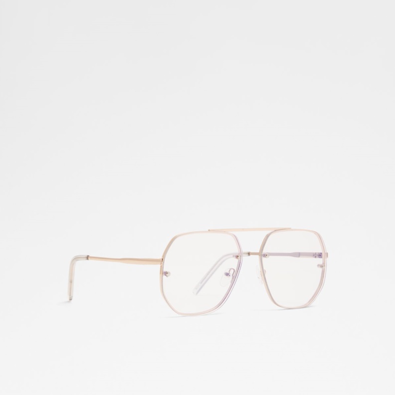 Aldo Fashion Diprion Aviator Sunglasses Gold