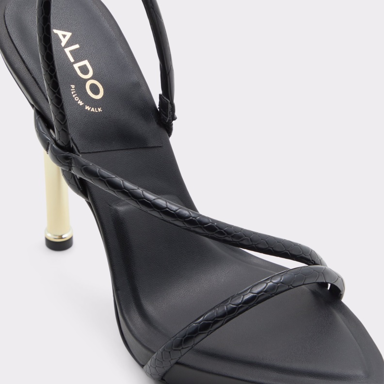 Aldo Fashion New Arrival Dorah Sling Back Heeled Sandal Black