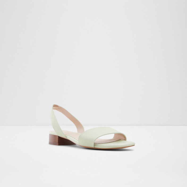 Bright Green Aldo Fashion Doredda Sling Back Flat Sandal Block Heel