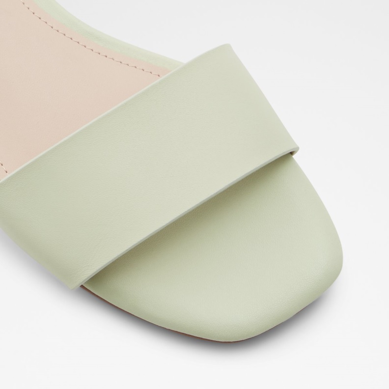 Bright Green Aldo Fashion Doredda Sling Back Flat Sandal Block Heel