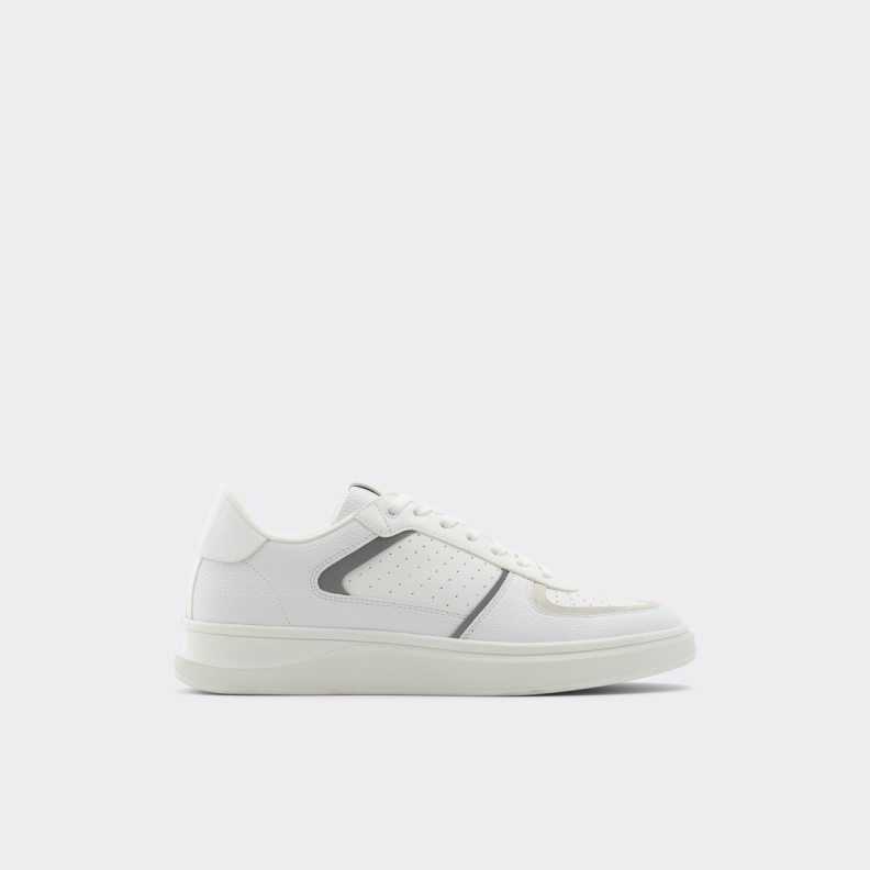 White Synthetic Perf Aldo Fashion Drishtia Low Top Sneaker