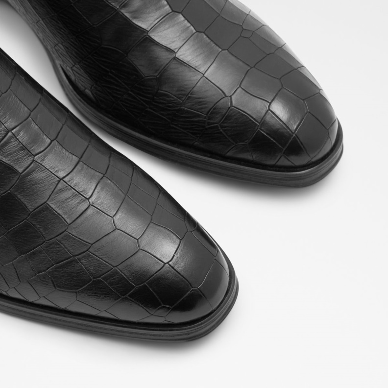 Black Leather Smooth Druven Chelsea Boot Fashion Aldo