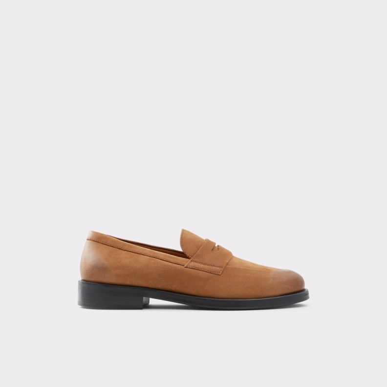 Medium Brown Aldo Fashion Duke Loafer