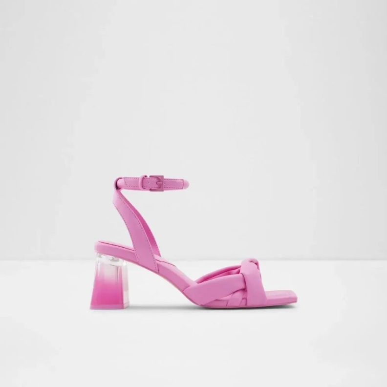 Aldo Fashion Bubble Women's Two Piece Heeled Sandal Medium-Pink
