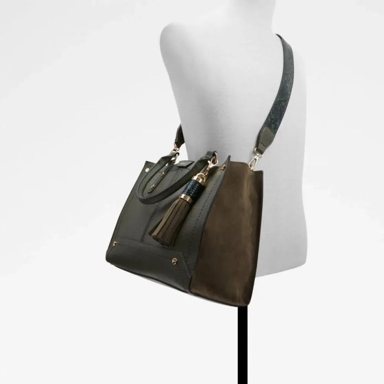 Aldo Fashion Etna Women's Handbag Tote Khaki