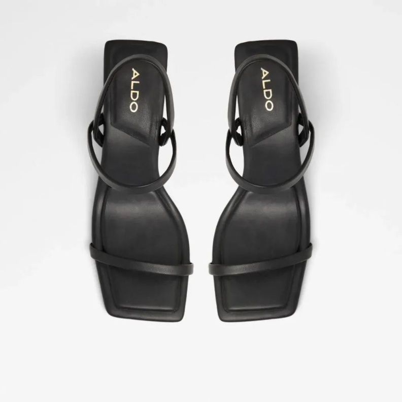Black Lokurr Women's Sling Back Heeled Sandal Aldo Fashion
