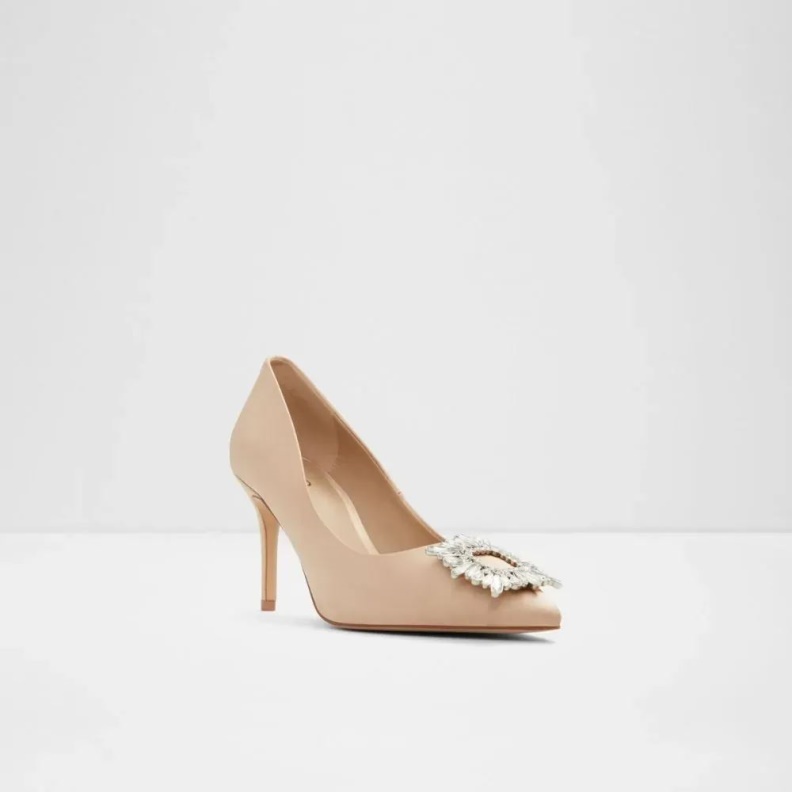 Aldo Fashion Bone Platine Women's Stiletto Pump
