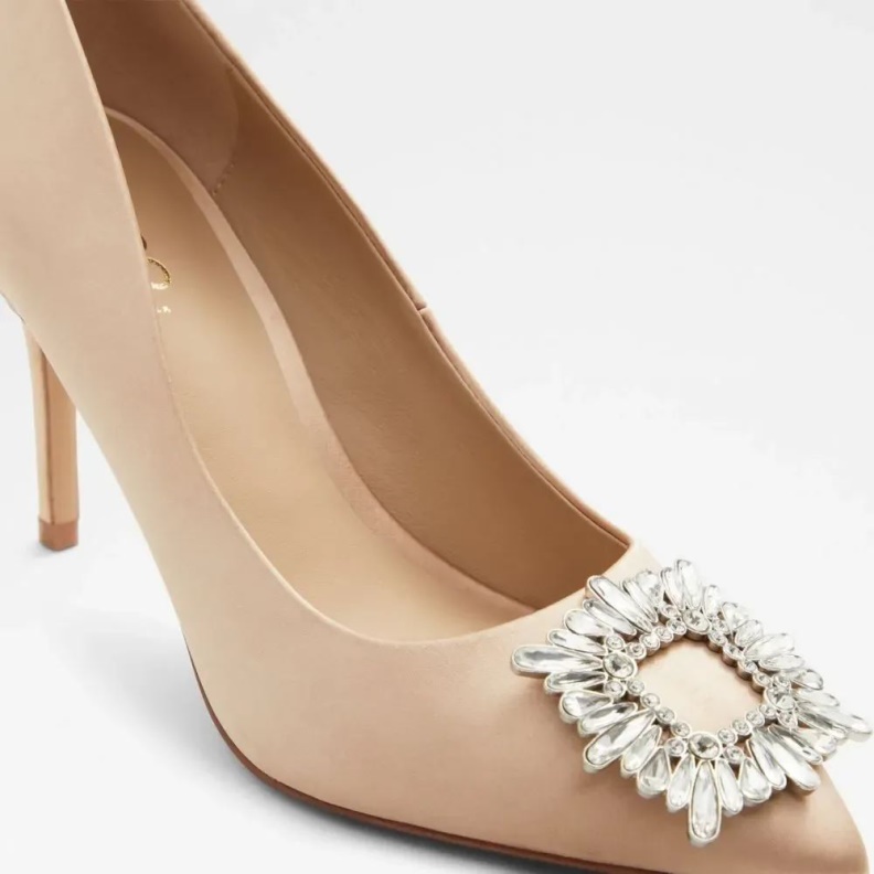 Aldo Fashion Bone Platine Women's Stiletto Pump