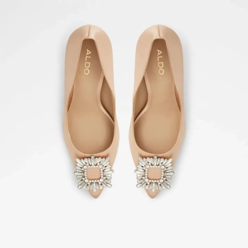 Aldo Fashion Bone Platine Women's Stiletto Pump