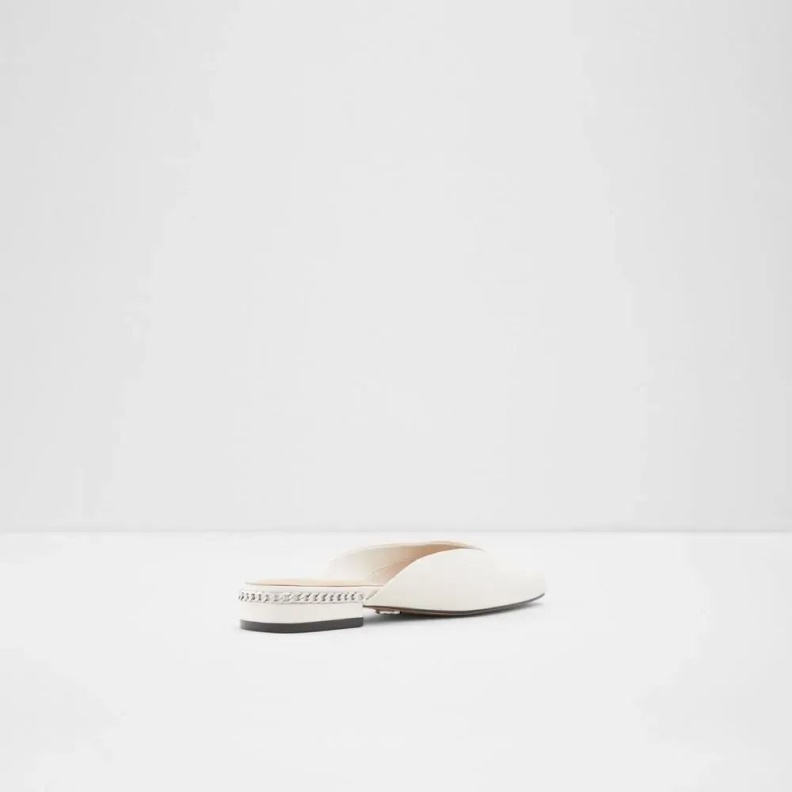 Fashion Aldo White Pridiaflex Women's Square Toe Mule