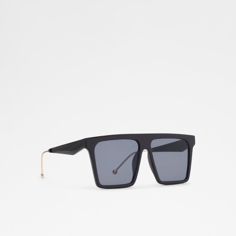 Black-Gold Multi Edirakin Square Sunglasses Aldo Fashion