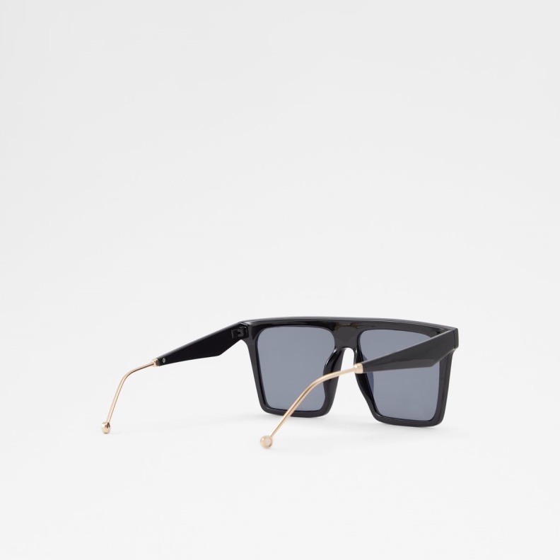 Black-Gold Multi Edirakin Square Sunglasses Aldo Fashion