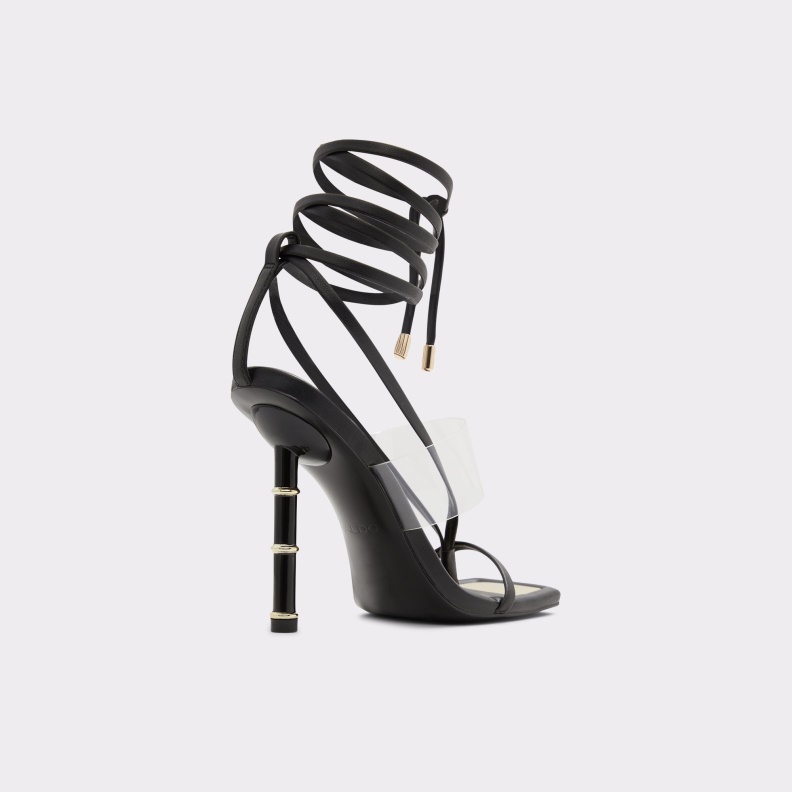 New Arrival Elektra Strappy Heeled Sandal Aldo Fashion Black
