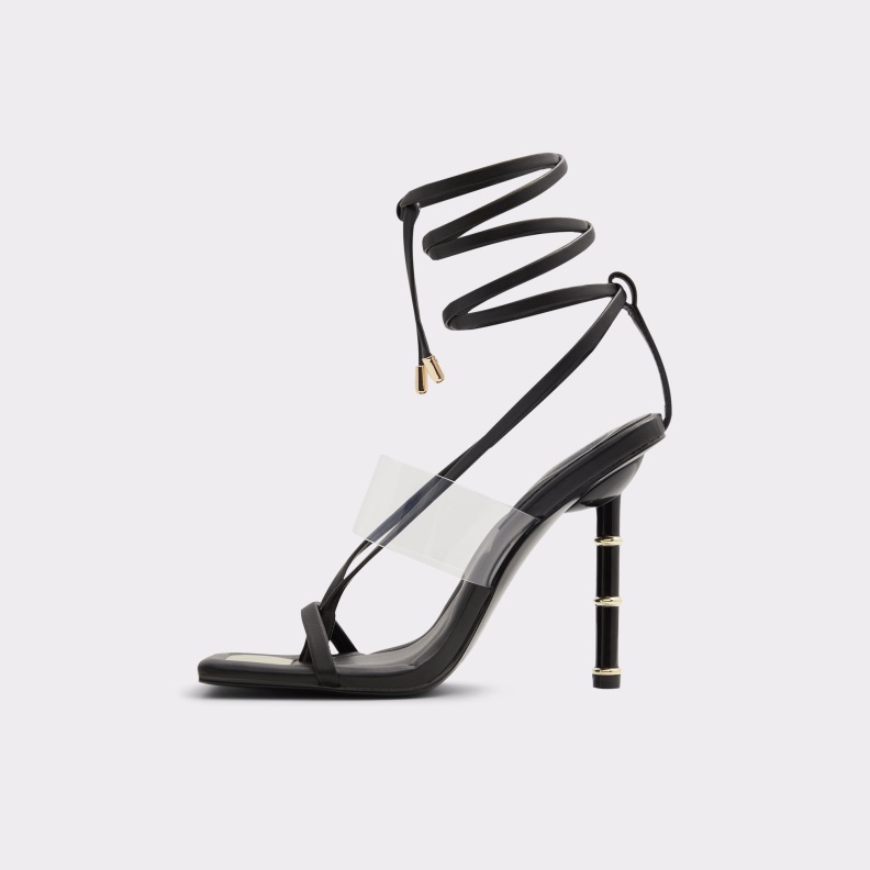New Arrival Elektra Strappy Heeled Sandal Aldo Fashion Black