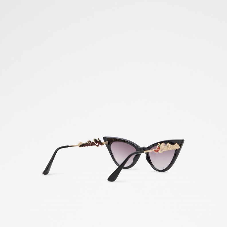 Black-Gold Multi Fashion Aldo Elirawan Cat Eye Sunglasses