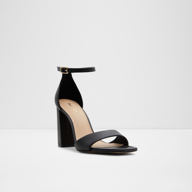 Aldo Fashion Enaegyn Schwarz Leder Glatt