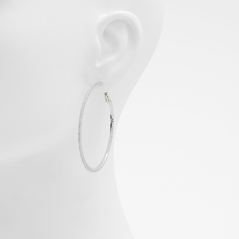 Silver-Clear Multi Fashion Aldo Last Chance Enobrentar Earrings