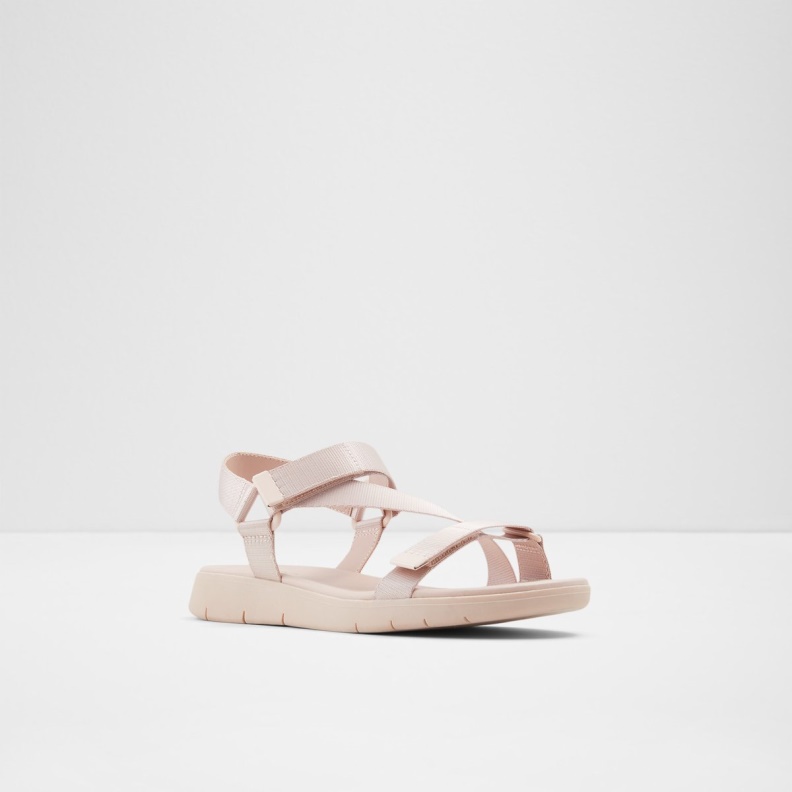 Aldo Fashion Eoweniel Strappy Flat Sandal Light Pink