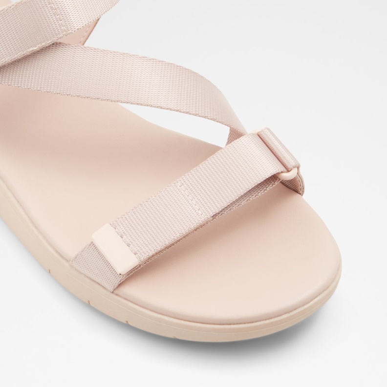 Aldo Fashion Eoweniel Strappy Flat Sandal Light Pink