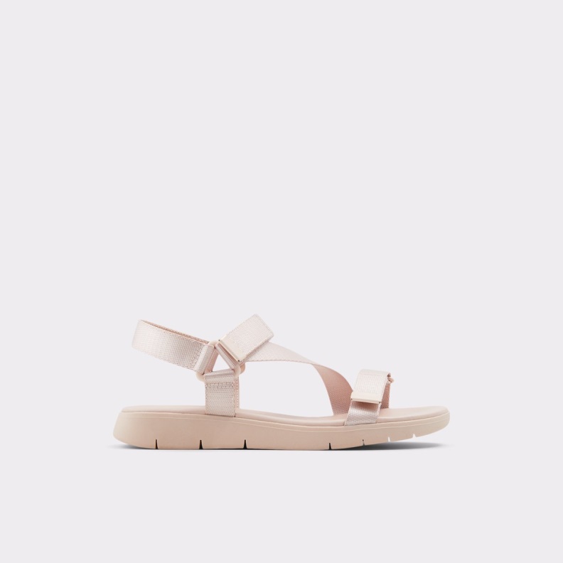 Fashion Aldo Light Pink Eoweniel Strappy Flat Sandal