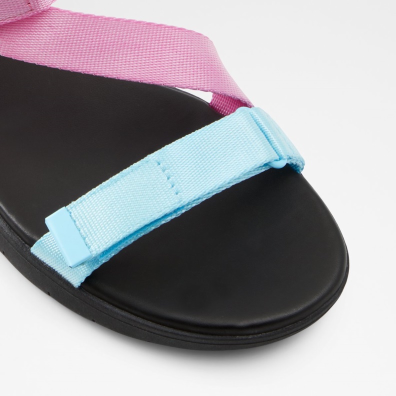 Aldo Bright Multi Fashion Eoweniel Strappy Flat Sandal