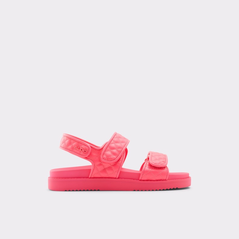 Aldo Eowiliwia Sling Back Flat Sandal Bright Pink Fashion