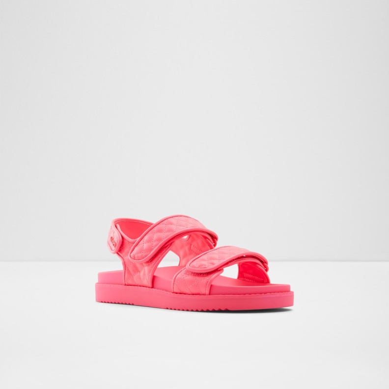 Aldo Eowiliwia Sling Back Flat Sandal Bright Pink Fashion